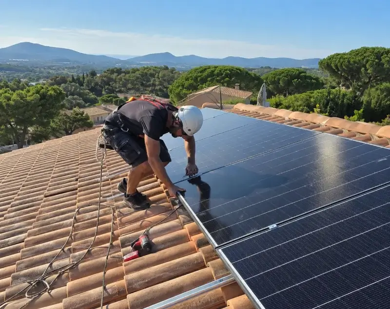 Installateur panneaux solaires Entrecasteaux — pose photovoltaïque sur toiture