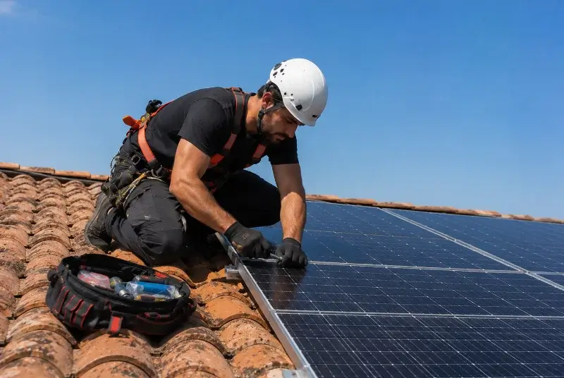 Maintenance et monitoring de panneaux solaires à Entrecasteaux