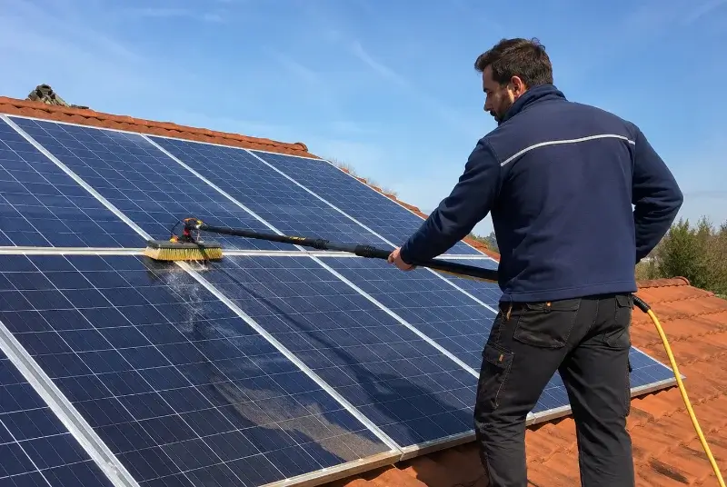 Nettoyage et entretien de panneaux solaires à Entrecasteaux